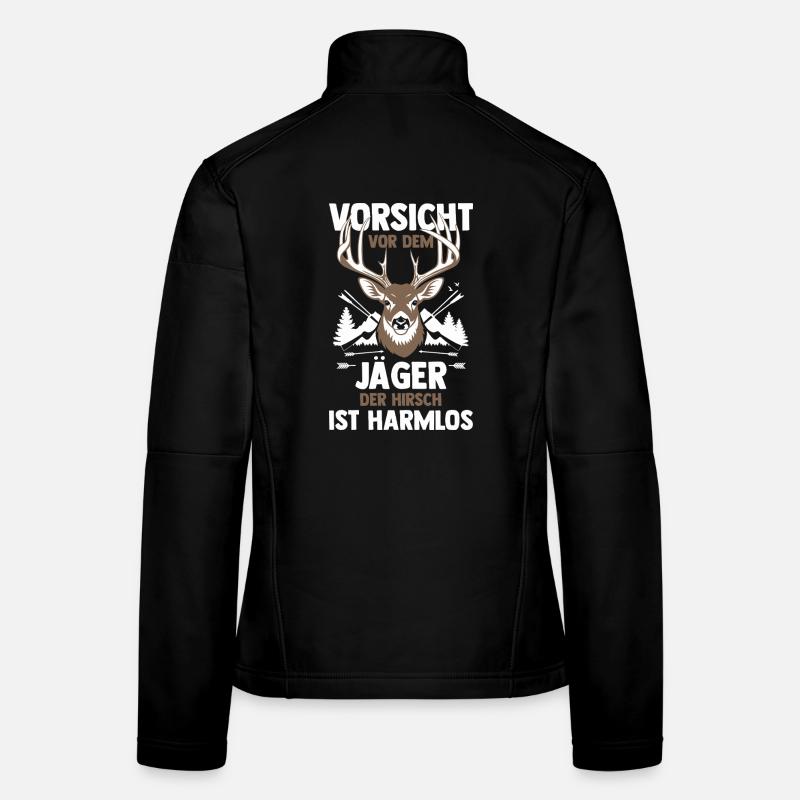 Chasse Chasse Chasseurs Chasseurs Veste en tissu softshell Femme