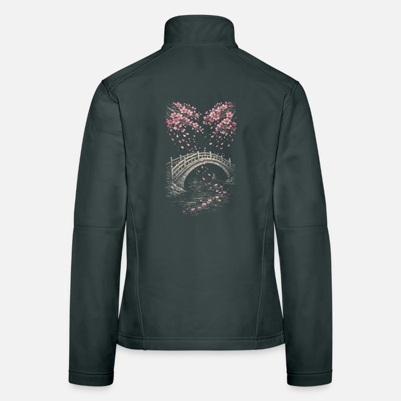 Kirschblüten Sakura Kirschblüte Frauen Softshelljacke