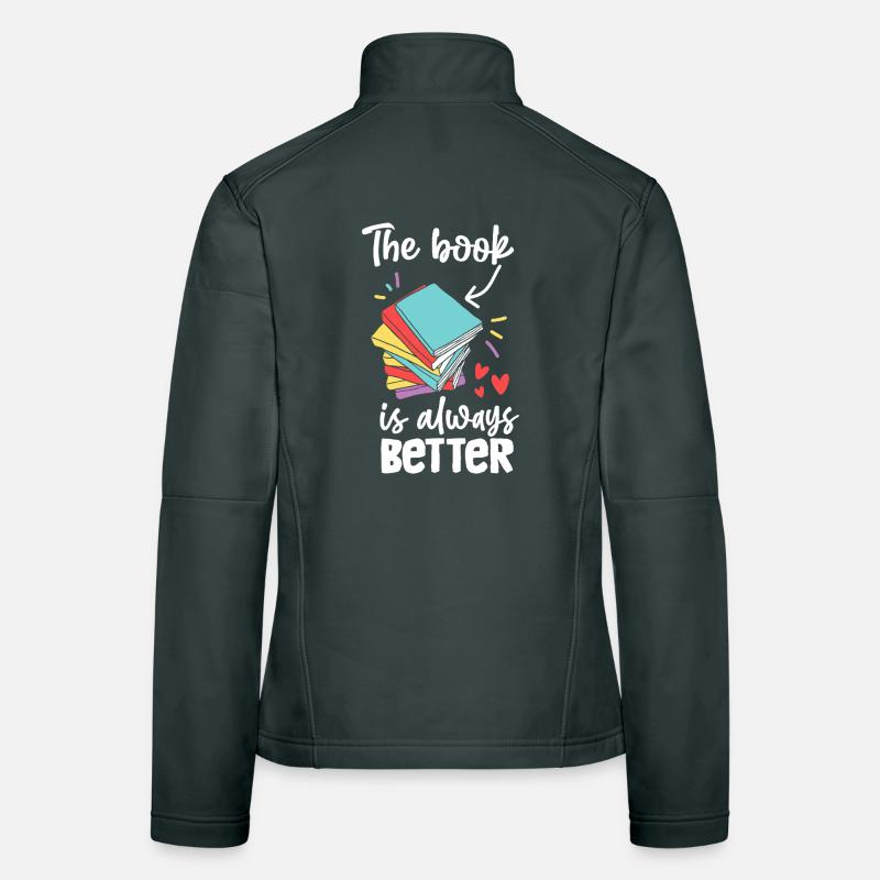 Das Buch ist immer besser Frauen Softshelljacke