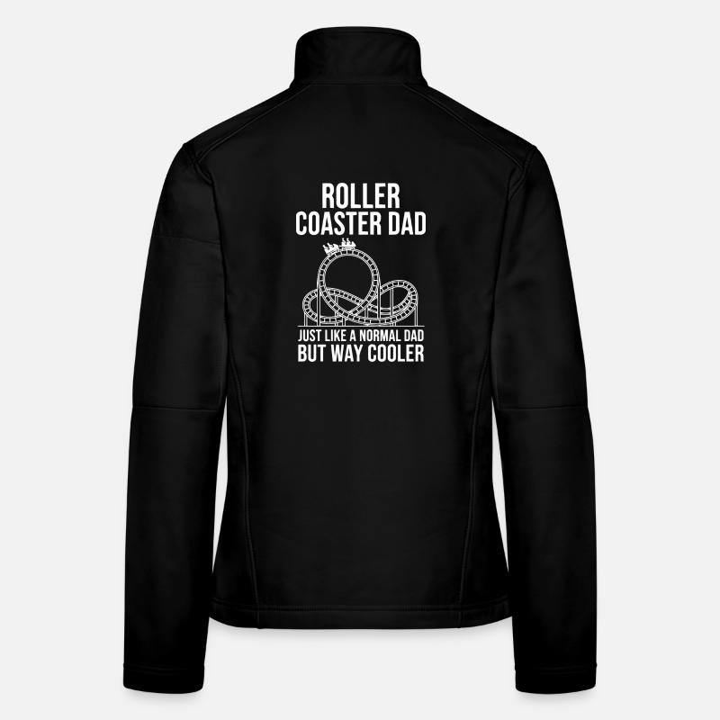 Papa Roller Coaster | Un Papa Carreéman Plus Cool Veste en tissu softshell Femme