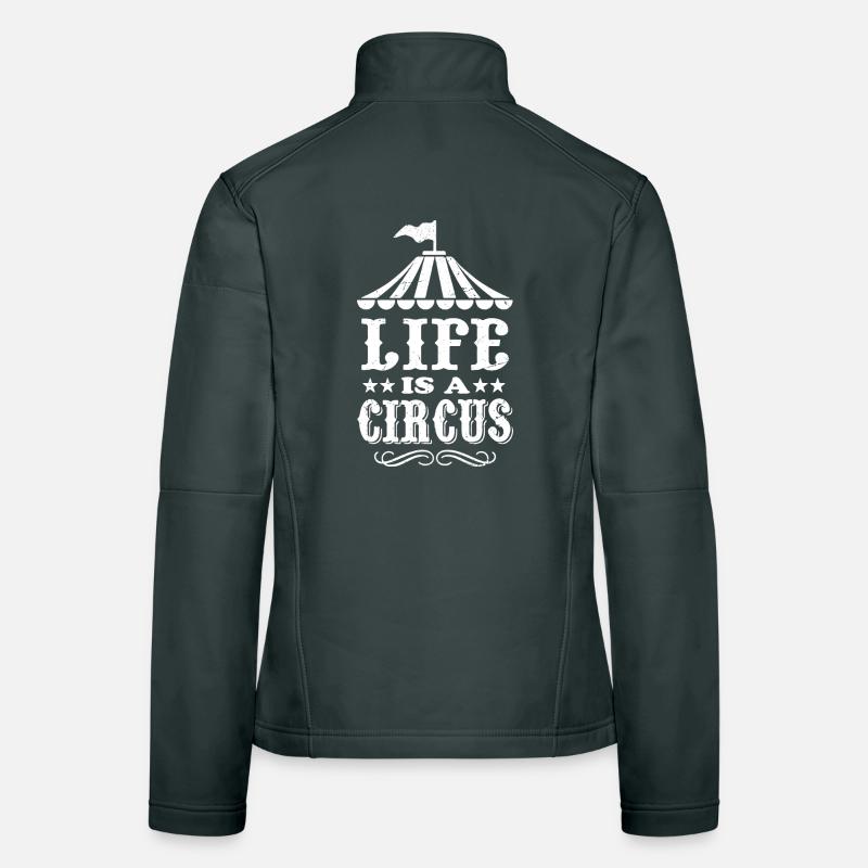 La vie est un cirque Veste en tissu softshell Femme
