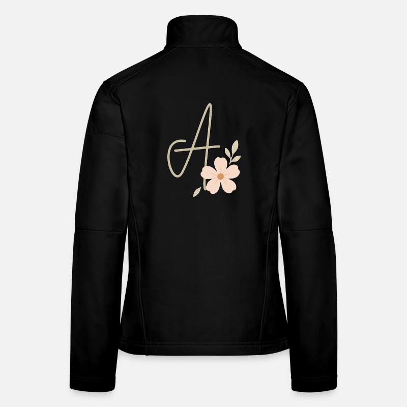 Monogram A Floral Women's Softshell Jacket
