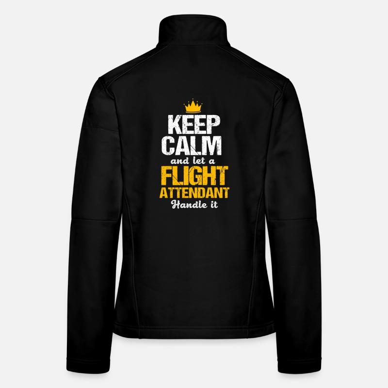 Stewardess Flight Attendant Women's Softshell Jacket