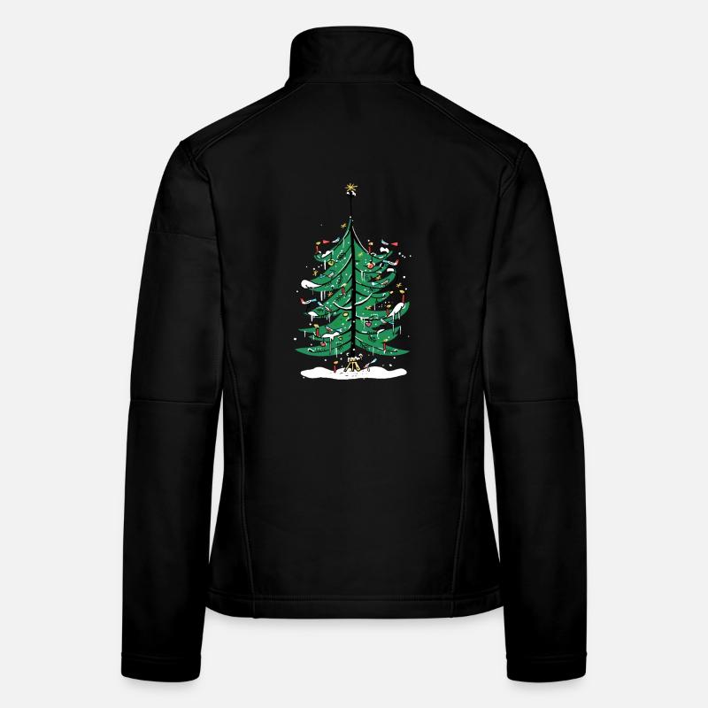 Weihnachten Frauen Softshelljacke
