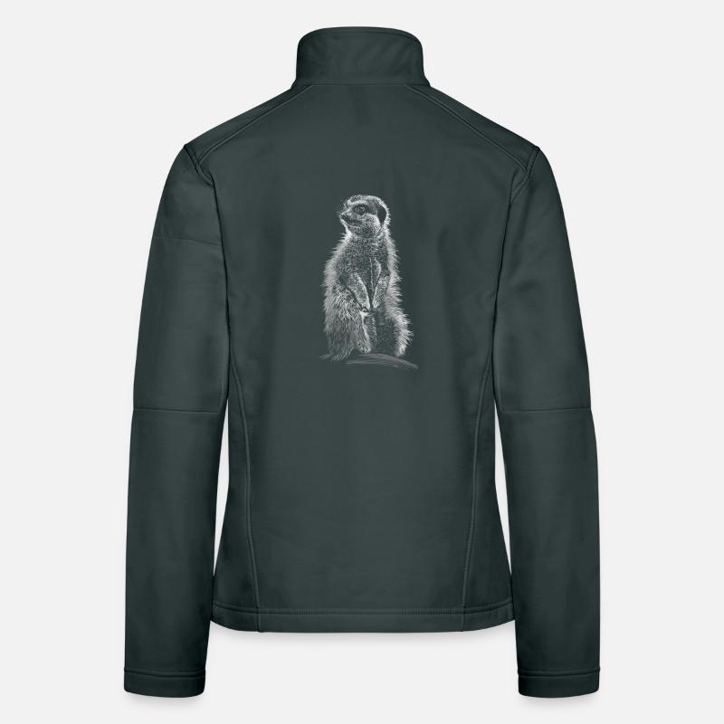 suricates Veste en tissu softshell Femme