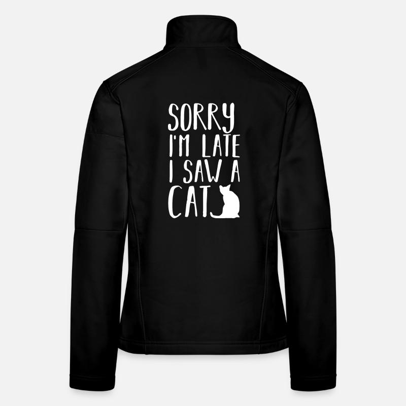 Katze Katzen Frauen Softshelljacke