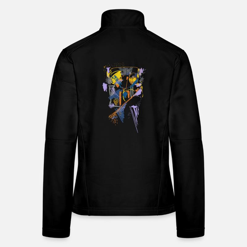 Architektur Abstrakt - Frauen Softshelljacke - Schwarz
