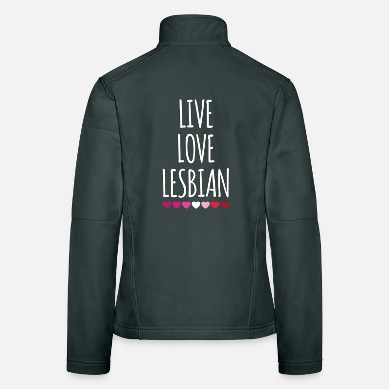 Leben. Liebe. Lesbe. Frauen Softshelljacke