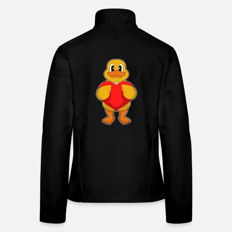 Cœur de canard Veste en tissu softshell Femme