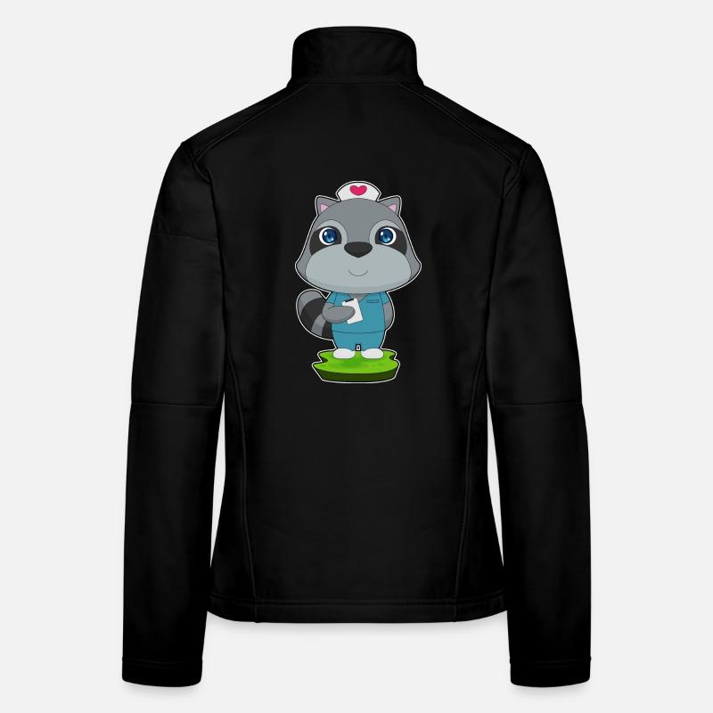 Waschbär Krankenschwester  Frauen Softshelljacke