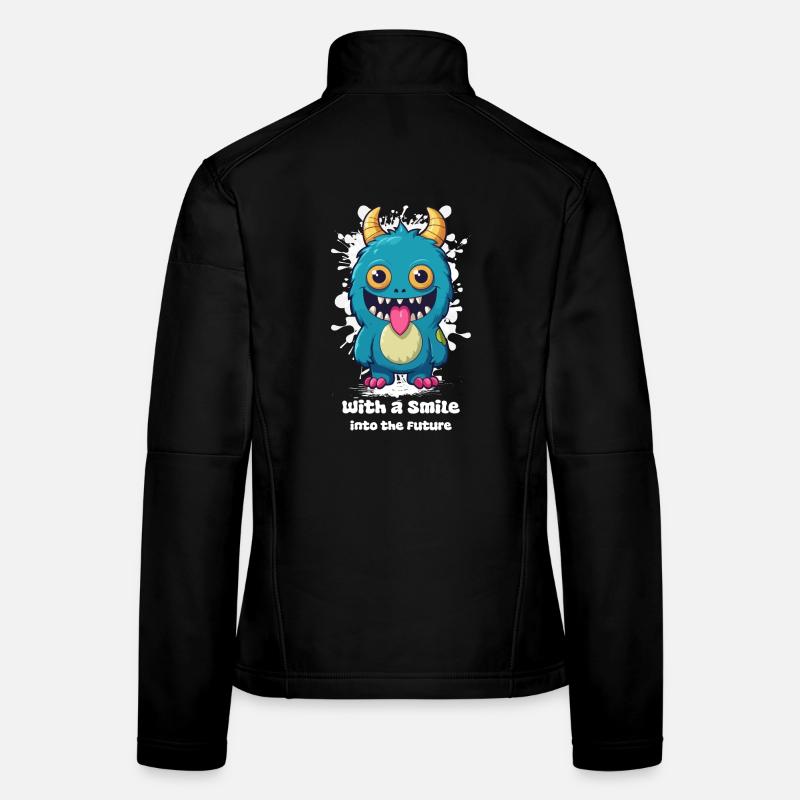 Sourire de monstre Veste en tissu softshell Femme