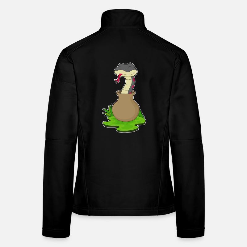 Snake Vase Women's Softshell Jacket