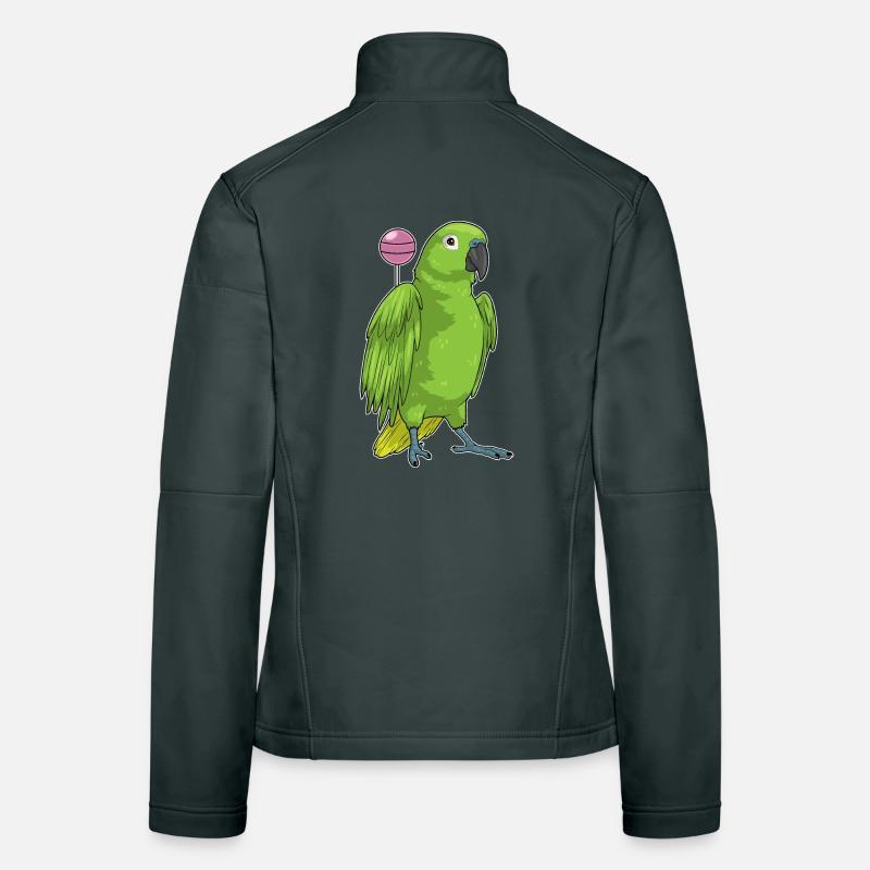 Perroquet Sucette Veste en tissu softshell Femme