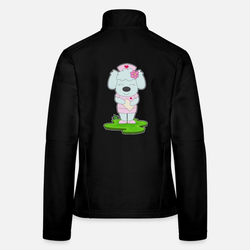 Infirmière canine Veste en tissu softshell Femme