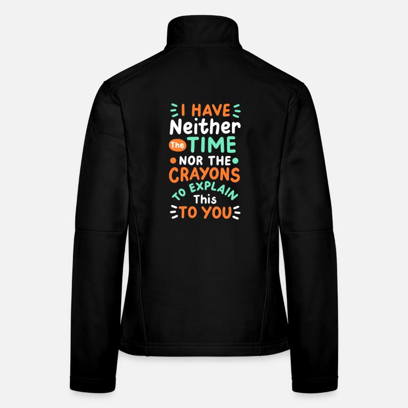 Sarkasmus Sarkastischer Spruch Frauen Softshelljacke