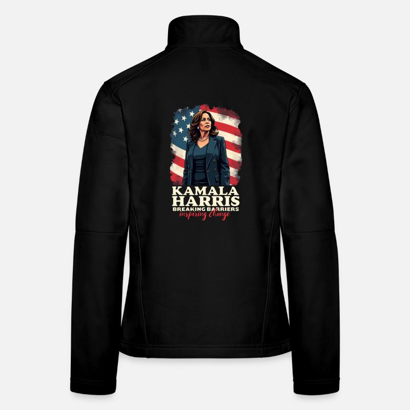 Kamala Harris : Briser les barrières, inspirer le changement Veste en tissu softshell Femme