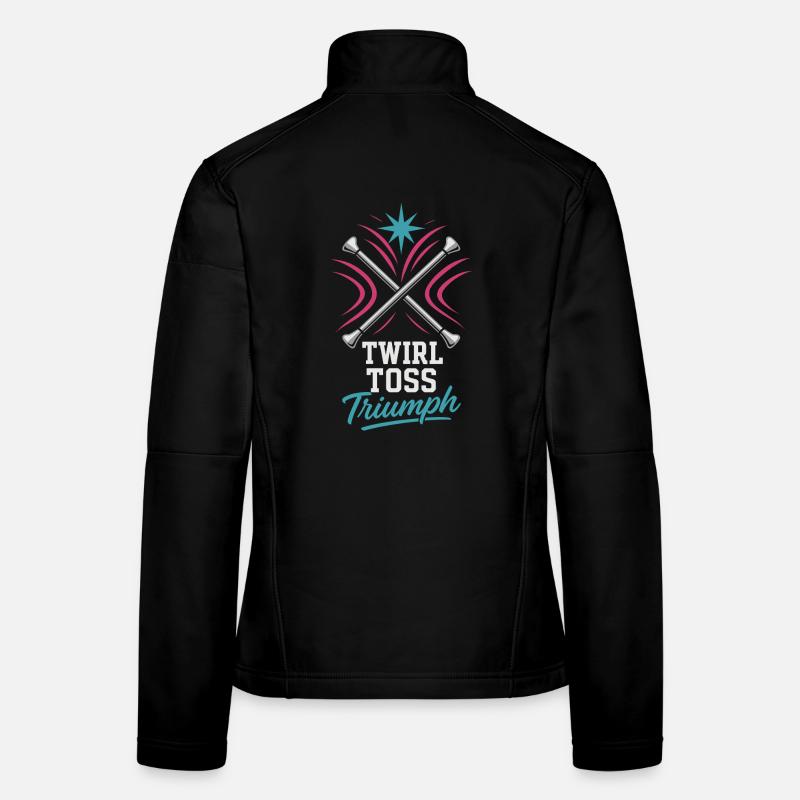 Baton Twirler Majorette Captain Squad Club Frauen Softshelljacke
