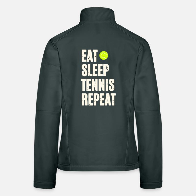 Manger dormir Tennis Répéter Veste en tissu softshell Femme