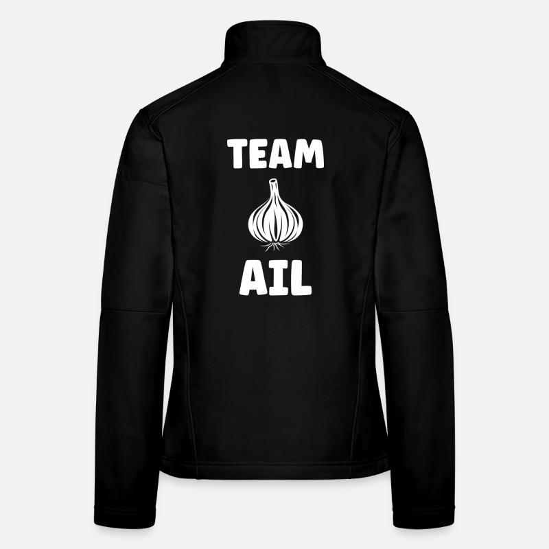 Team Garlic Veste en tissu softshell Femme