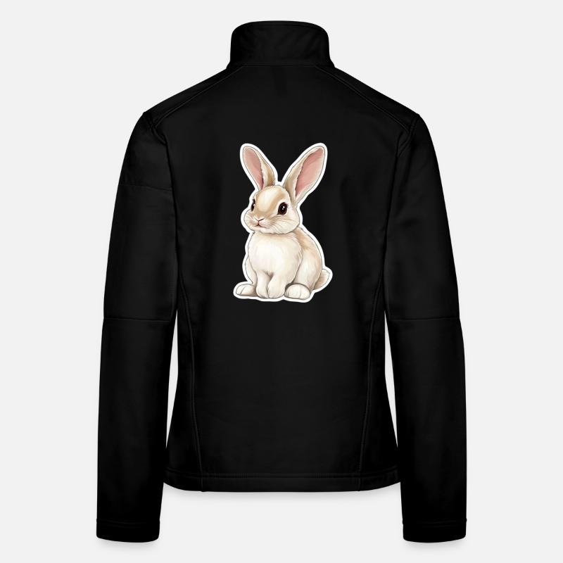Lièvre Veste en tissu softshell Femme