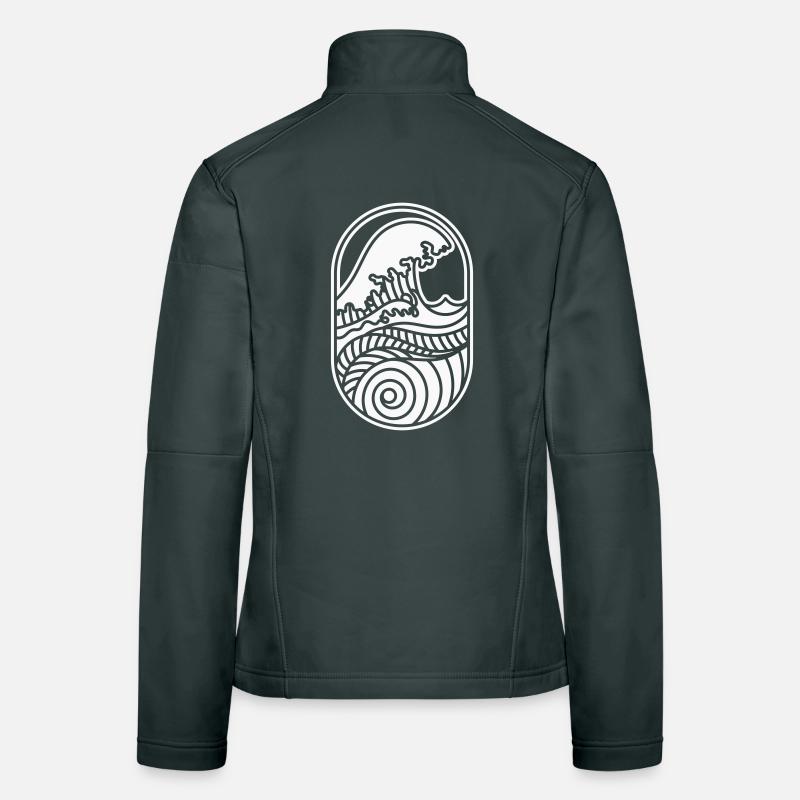 Your New Wave – Coast, Sun & Surf Vibes Women's Softshell Jacket