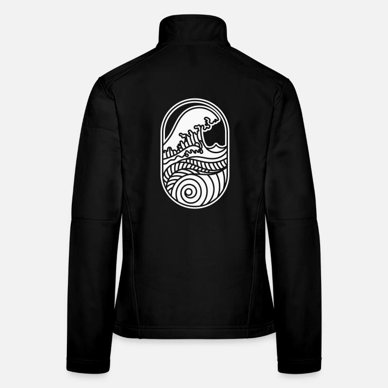Your New Wave – Coast, Sun & Surf Vibes Women's Softshell Jacket