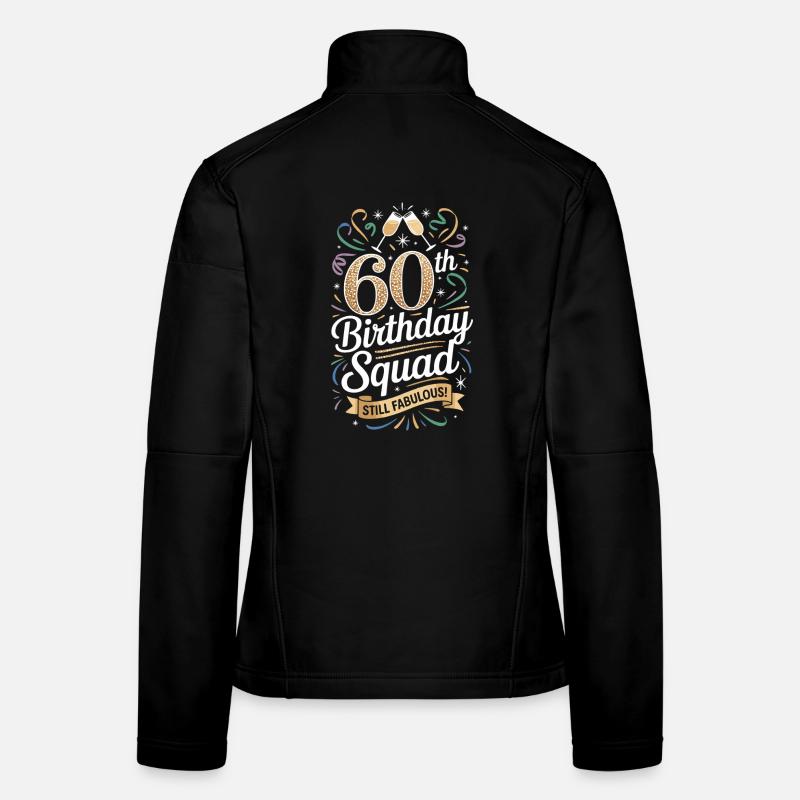 Équipe d’équipe du 60e anniversaire Veste en tissu softshell Femme
