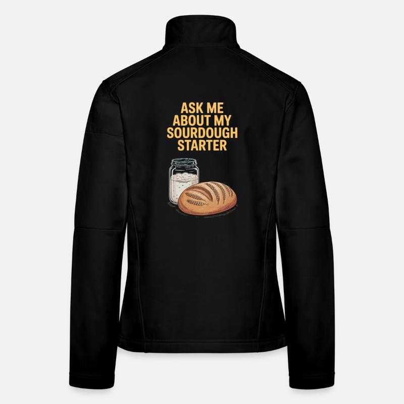 Demandez-moi pour mon levain Veste en tissu softshell Femme