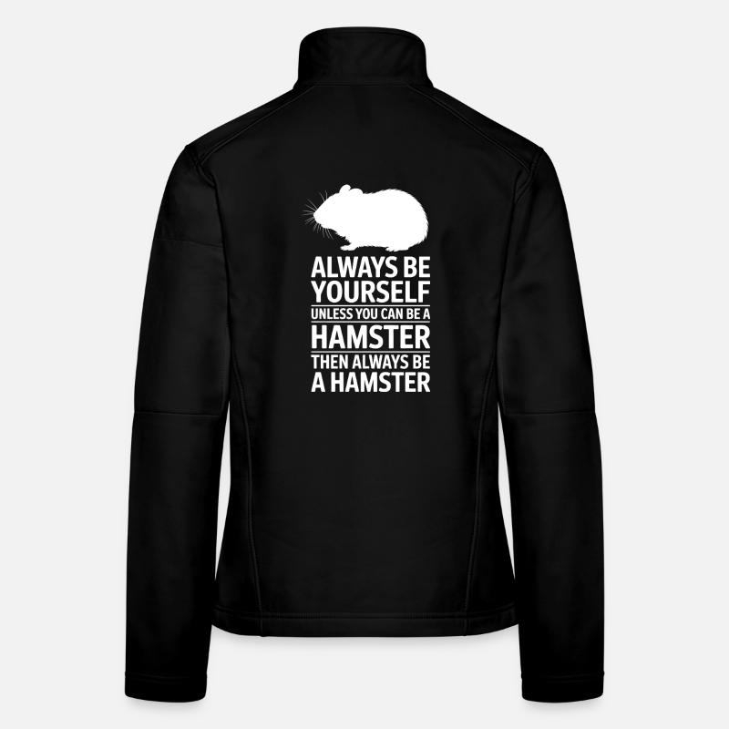 Hamster Sprüche Hamster Lustiges Hamster Geschenk  Frauen Softshelljacke