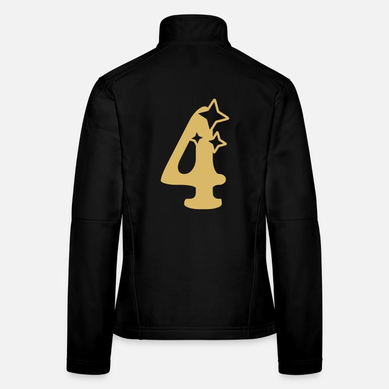 4 Jahre Jubiläum 4. Geburtstag Sternchen Frauen Softshelljacke