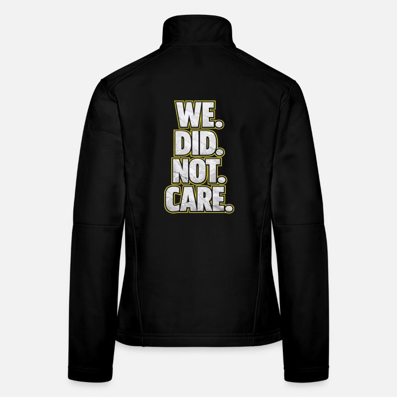 On ne nous souciait pas du design rétro qui s’impose Veste en tissu softshell Femme