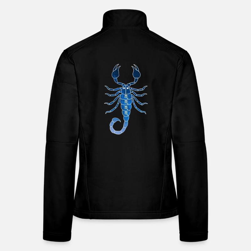 Scorpion et univers Veste en tissu softshell Femme