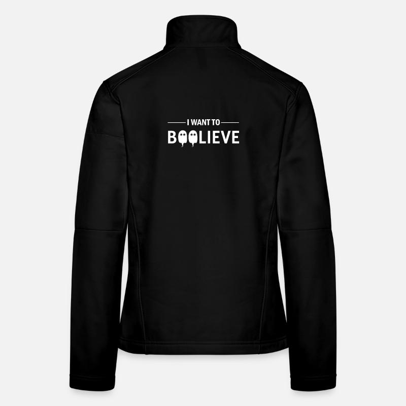 Ich will Boolive an Ghosts glauben XFiles - Frauen Softshelljacke - Schwarz