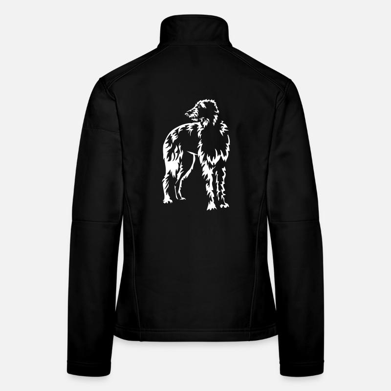 Deerhound écossais « Black Edition » Veste en tissu softshell Femme