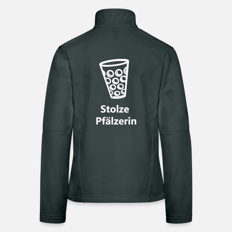 Weinfest, Stolze Pfälzerin, geschenke Pfälzer Frauen Softshelljacke