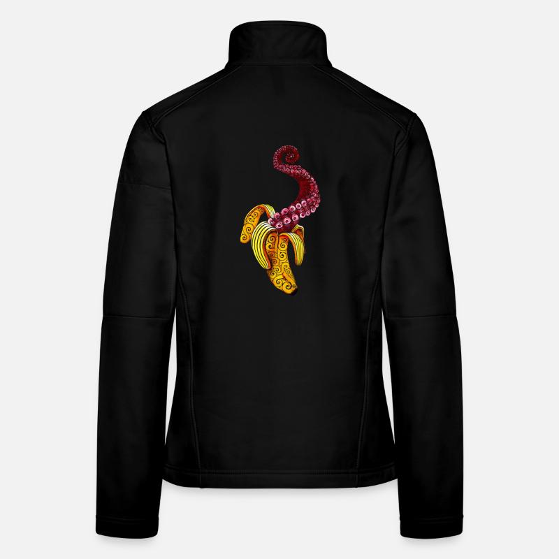 Swirly Mutant-Banana Women's Softshell Jacket