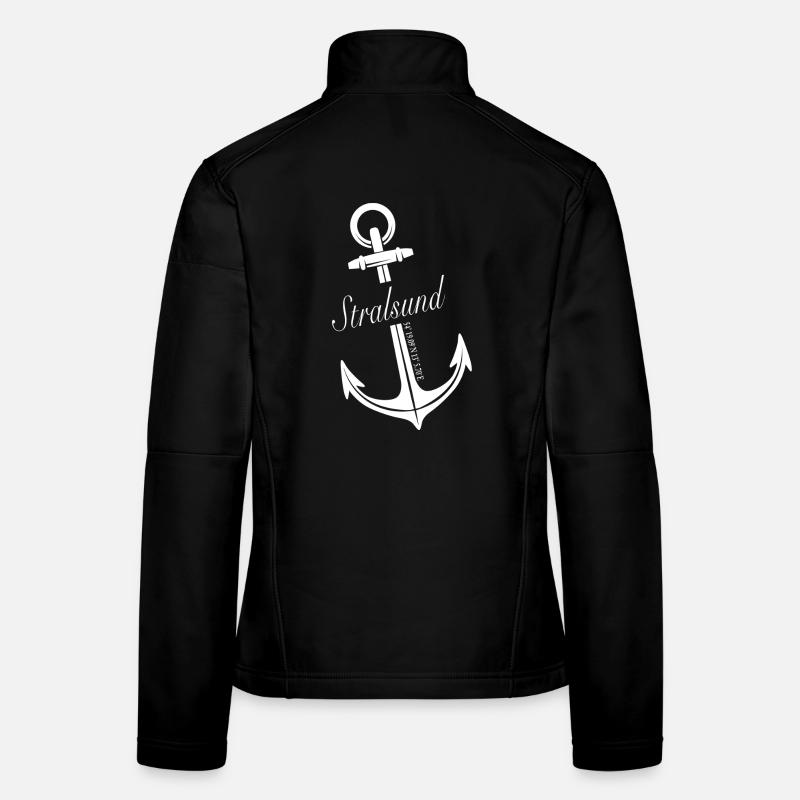 Stralsund - Frauen Softshelljacke - Schwarz