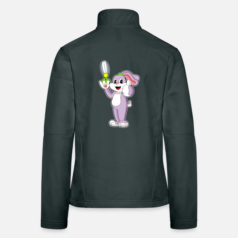 Ciseaux de coiffeur lapin Veste en tissu softshell Femme