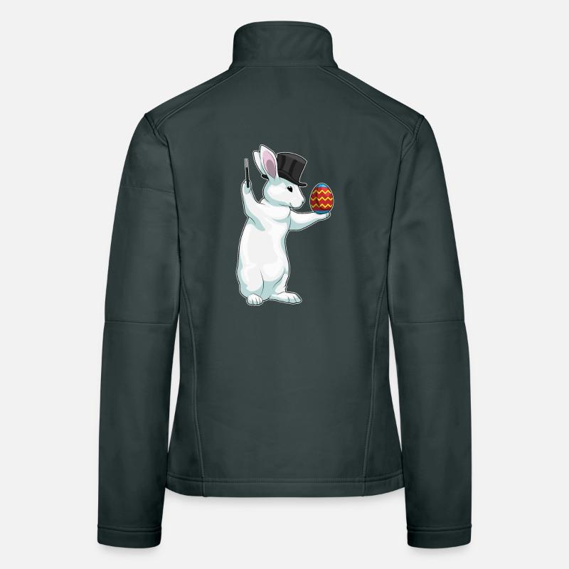 Sorcier de Pâques Lapin Veste en tissu softshell Femme