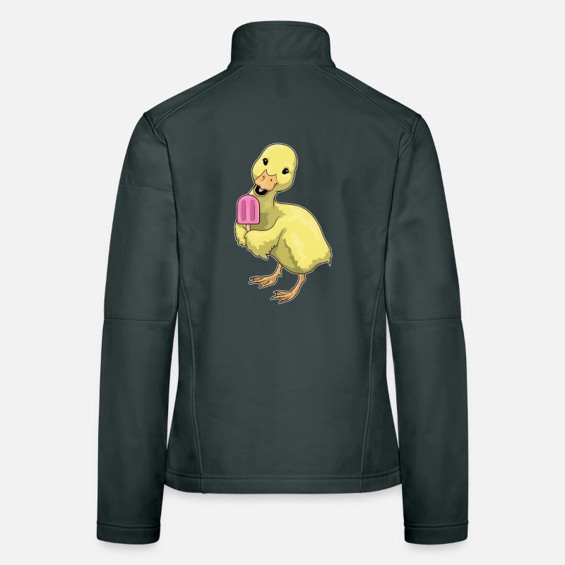 Popsicles au canard Veste en tissu softshell Femme