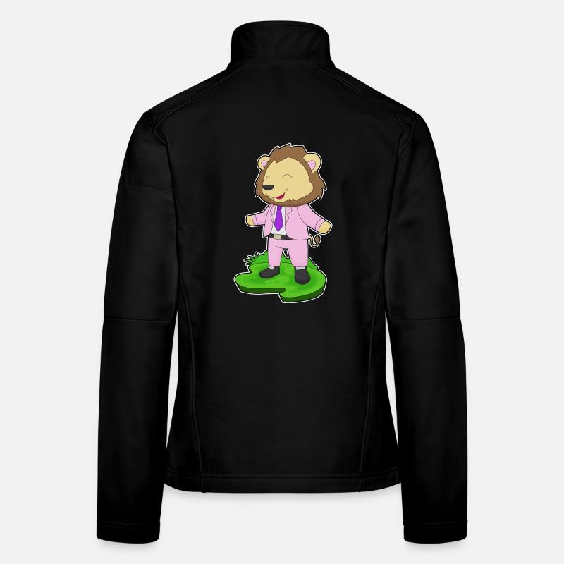 Lion marié cravate mariage Veste en tissu softshell Femme