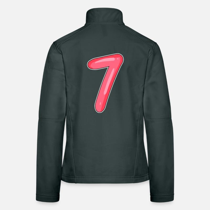 Number Seven - Number 7 Number Women's Softshell Jacket