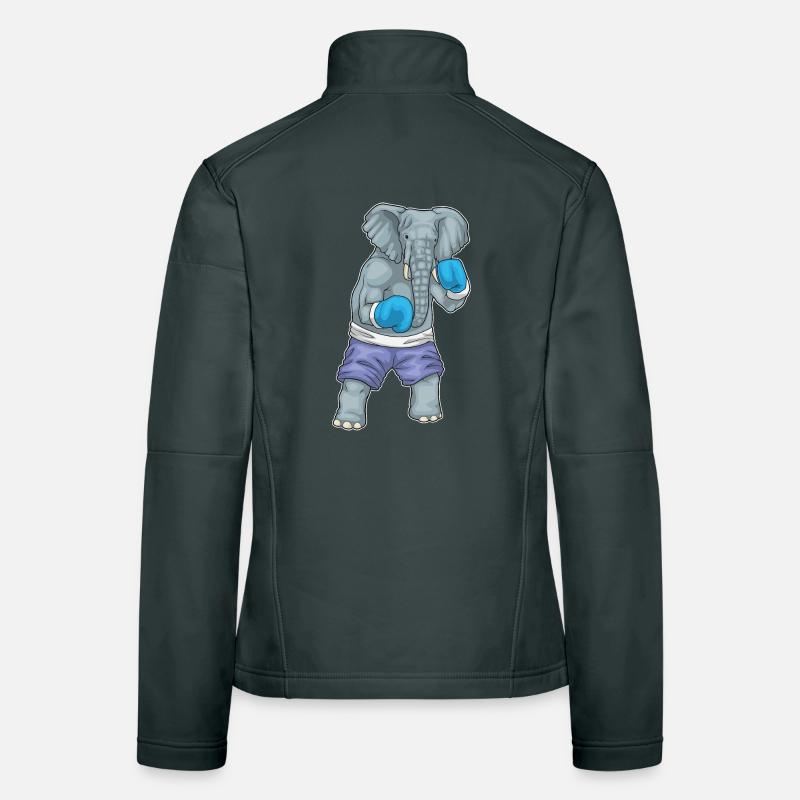 Gants de boxe Elephant Boxer Boxing Veste en tissu softshell Femme