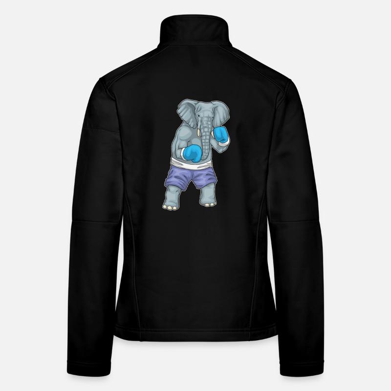 Gants de boxe Elephant Boxer Boxing Veste en tissu softshell Femme