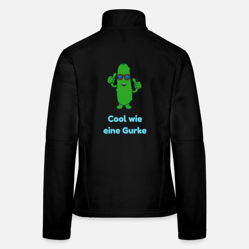 Cool wie eine Gurke Frauen Softshelljacke