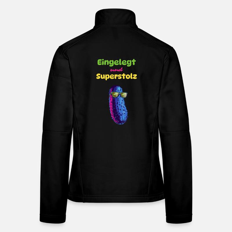 Eingelegt und Superstolz Frauen Softshelljacke
