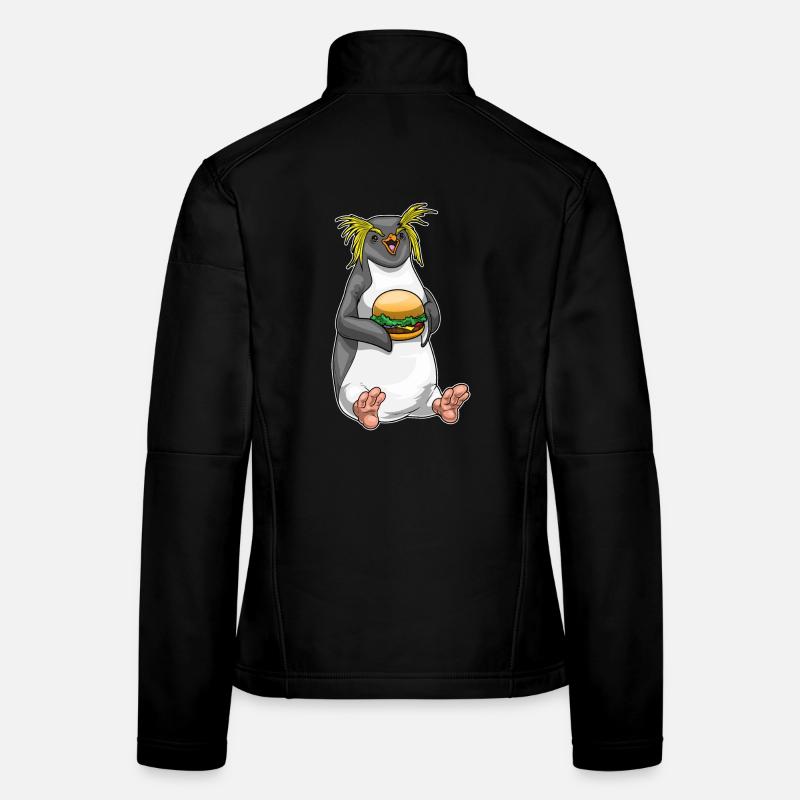 Penguin Cheeseburger Women's Softshell Jacket