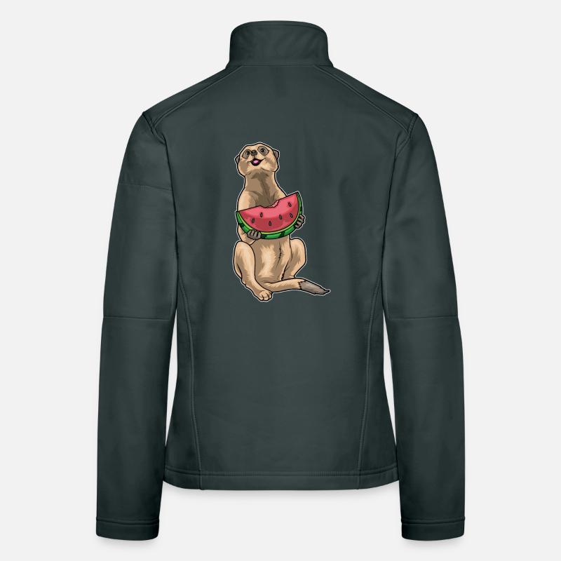 Suricate Pastèque Veste en tissu softshell Femme