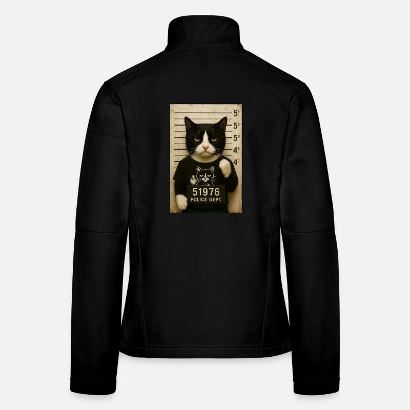 Chat de prison Veste en tissu softshell Femme