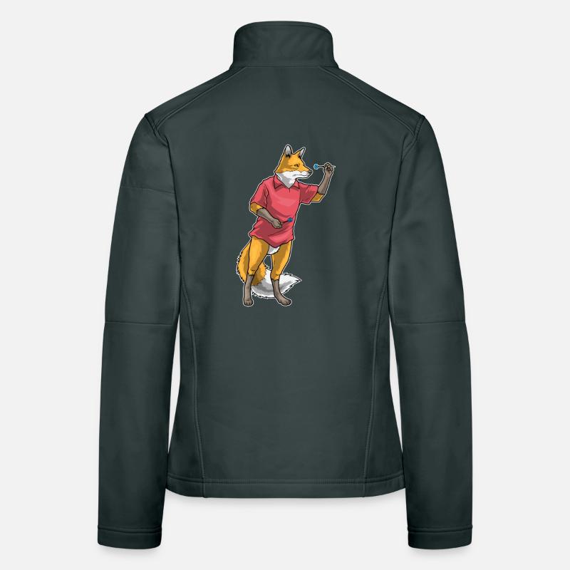 Fuchs Dart Dartpfeil Frauen Softshelljacke